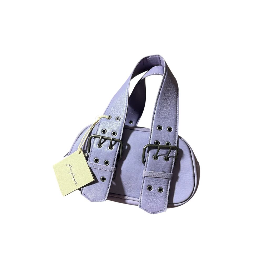 Free People Say Yes  Small Leather Bag NEW Lavender Purple - Picture 2 of 7